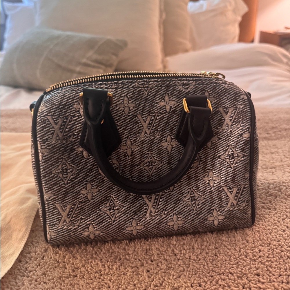 louis vuitton monogram speedy bag boulanger - authentic